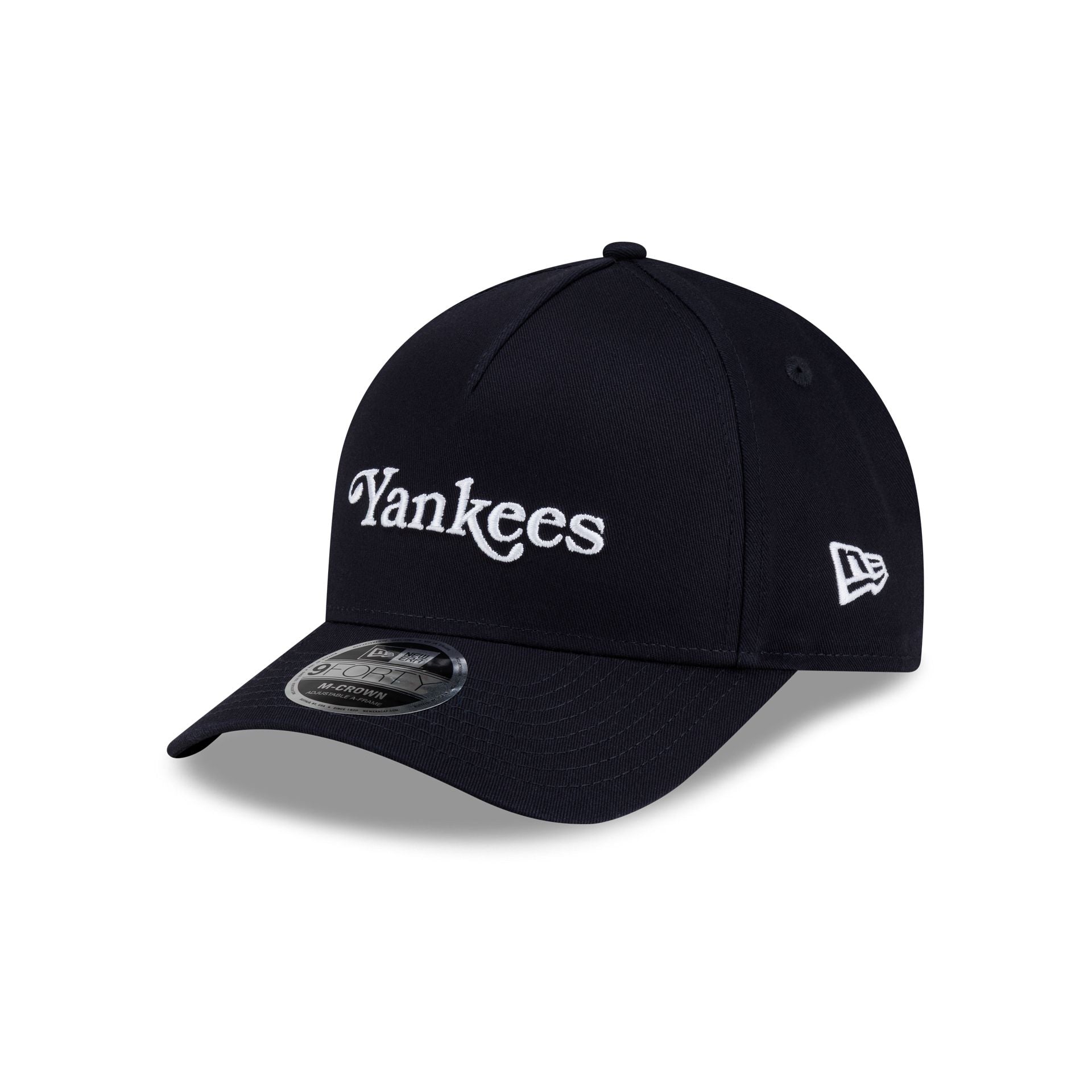 New York or Nowhere x New York Yankees Black 9FORTY M-Crown A-Frame Snapback Hat - Image 3