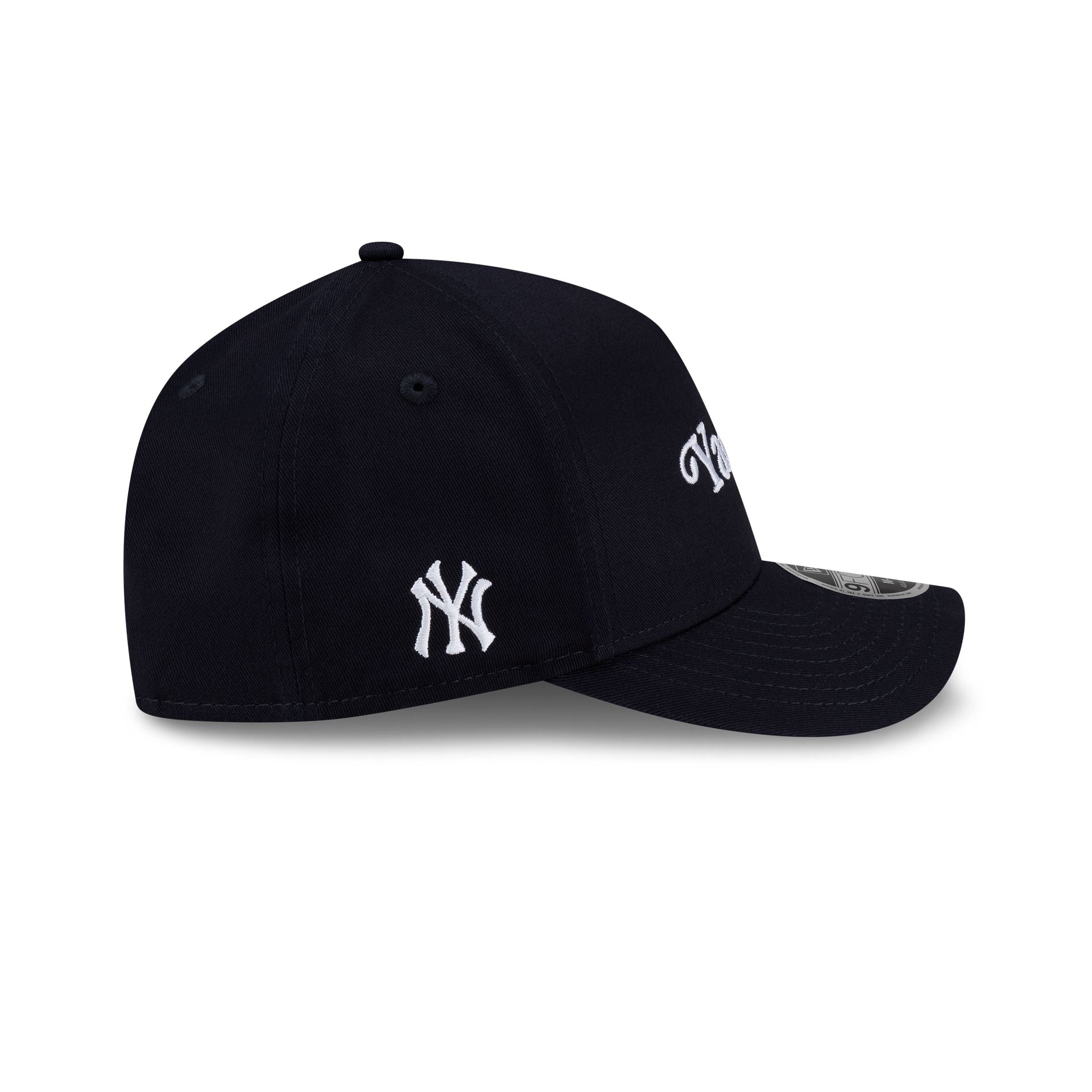 New York or Nowhere x New York Yankees Black 9FORTY M-Crown A-Frame Snapback Hat - Image 4